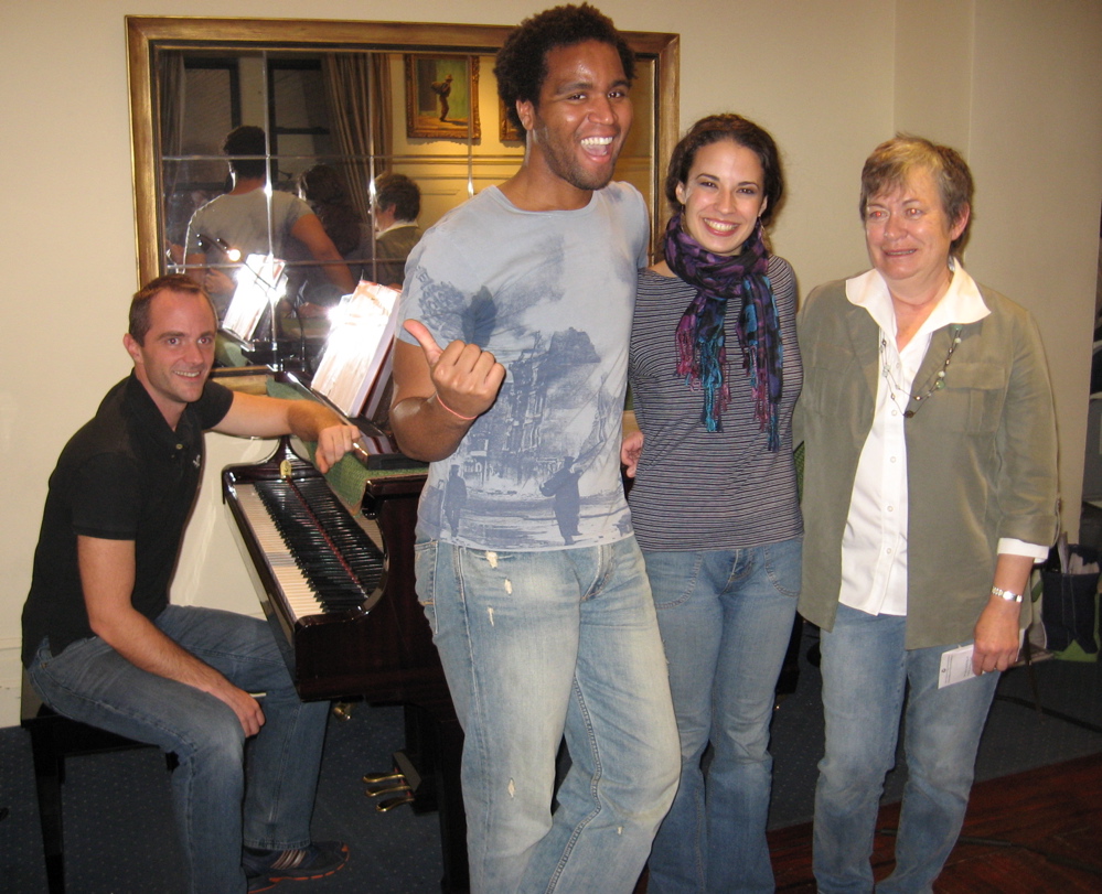 Kevin Winebold, Charles Baskerville, Kristen Feeney, Laura Cunningham (REHEARSAL STUDIOS NY)