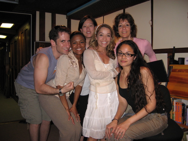 Seth Rudetsky, DeQuina Moore, Marianne Hu, Jen Cody, Jodi Moccia and Karen Olivo